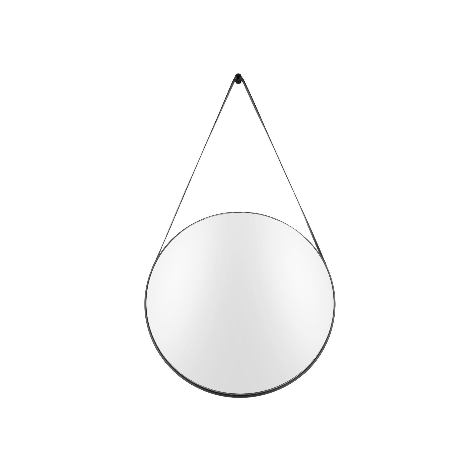 SPIEGEL Balanced - Schwarz - Schwarz, Metall (47/47/2cm) - Present Time