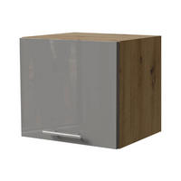 KLAPPHÄNGESCHRANK Essen W4B/40 Grau Hochglanz / Eiche Artisan Matt 40 / 32,5 / 36cm - Eiche Artisan/Grau, Holz/Holzwerkstoff (40/36/32.5cm) - Feldmann-Wohnen