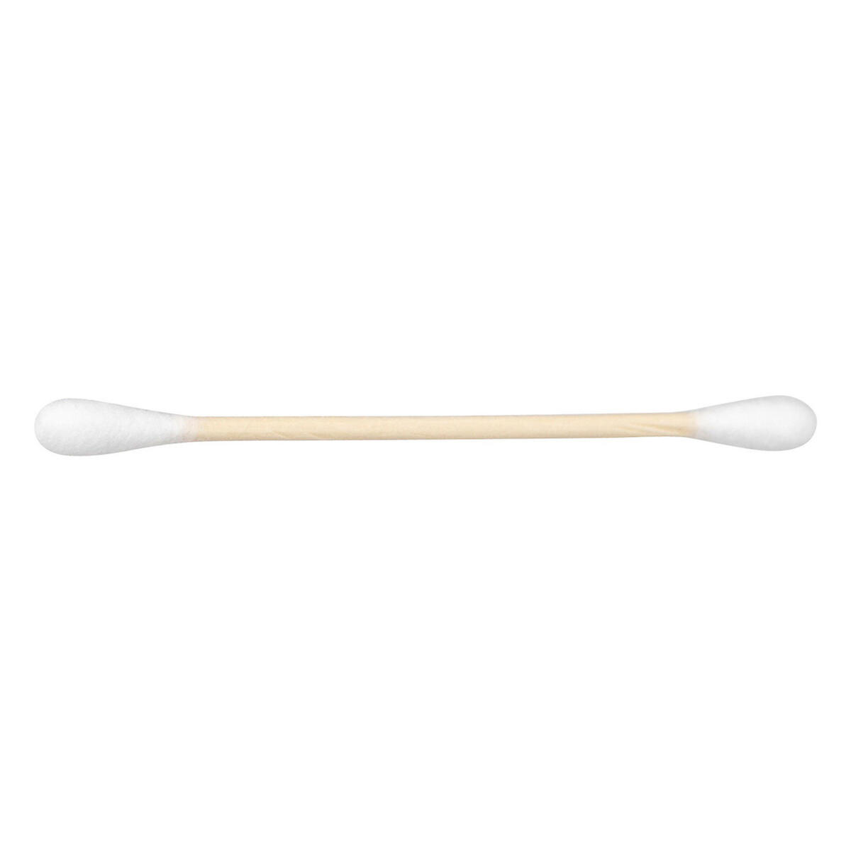 WATTESTÄBCHEN-SPENDER Selena mit 300 Stäbchen, Kunststoff, Bambus, 9.7 cm - Beige, Kunststoff (9.6/9.7/9.7cm) - 5five Simply Smart