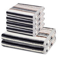 FROTTIERSET Vita 6-teilig - Braun, Textil (50/100cm) - Ross