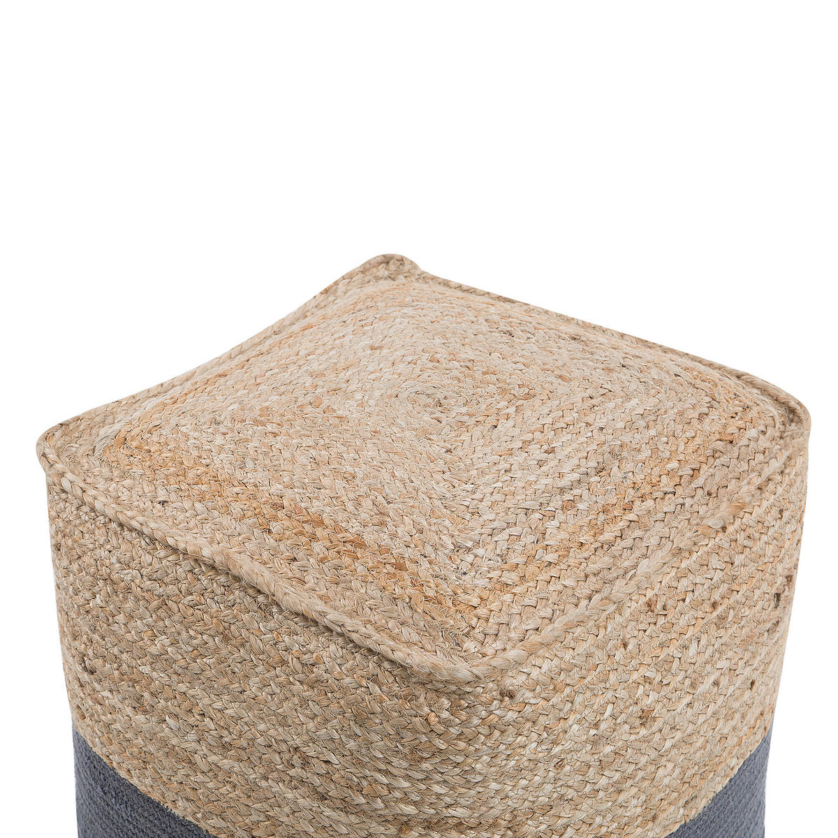 POUF Kirama 44/44/44 cm - Beige, Naturmaterialen (44/44/44cm) - Beliani