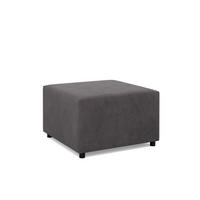SITZPOUF 70 X 70 NEO, Cord - Dunkelgrau - Grau, Textil (71/40/71cm)