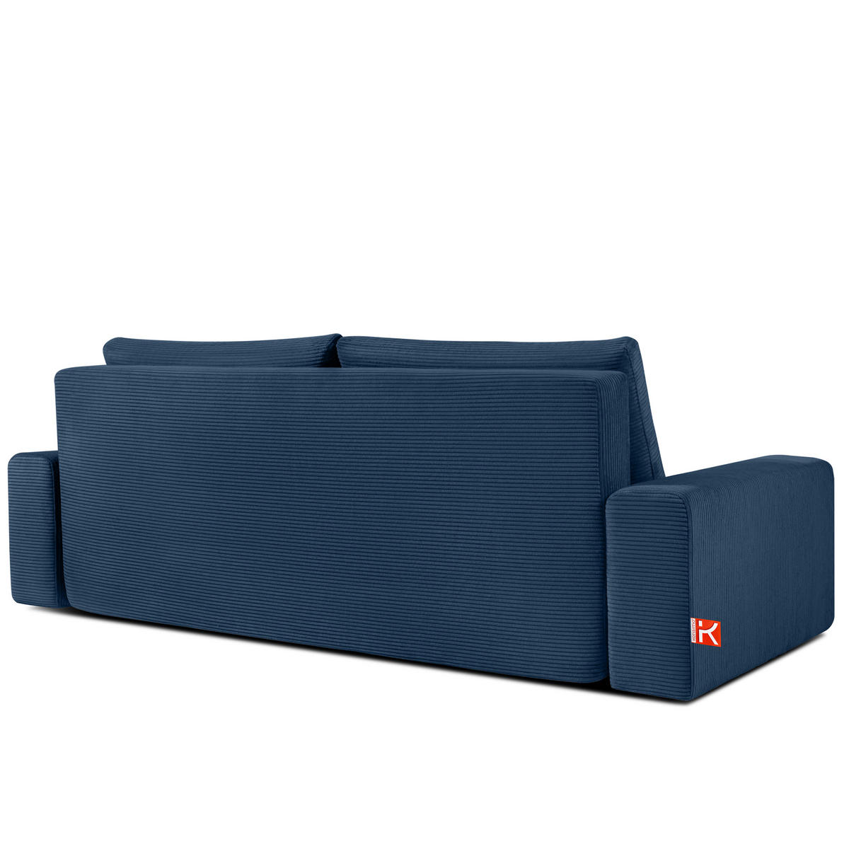 3-SITZER SCHLAFSOFA MOLLIS, Corduroy, Marine - Dunkelblau, Holz/Holzwerkstoff (250/93/108cm) - KONSIMO®
