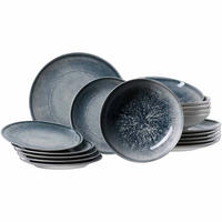 TELLER-SET Grana grau 18er Set - Grau, Keramik (1/1/1cm) - Ritzenhoff Breker