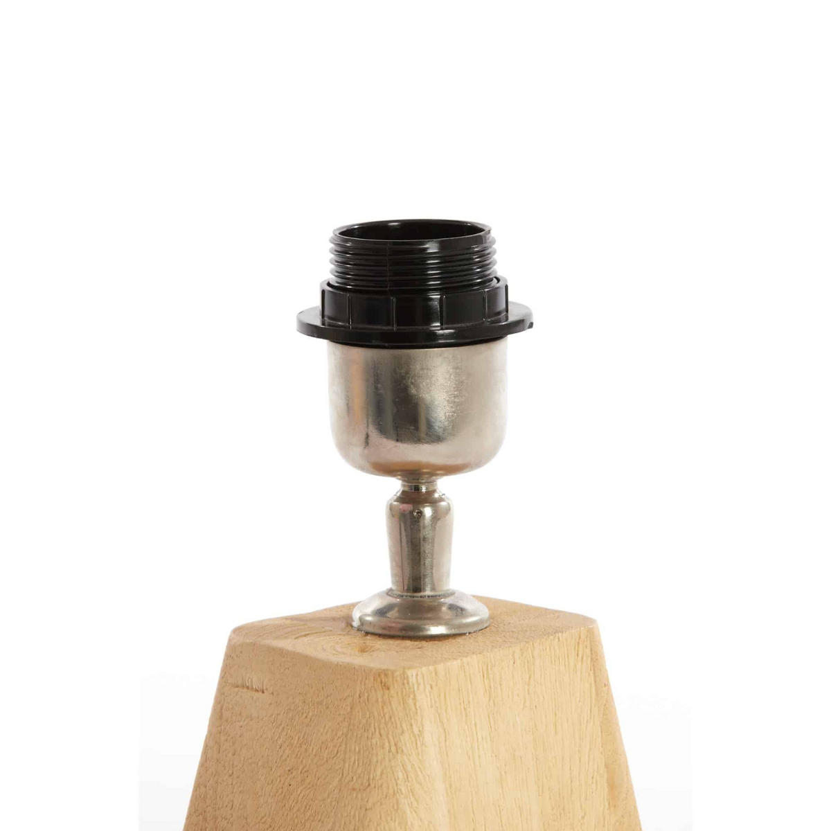 LAMPENFUSS Kardan Braun 11/9/19 cm - Braun, Holz (11/9/19cm) - Light & Living