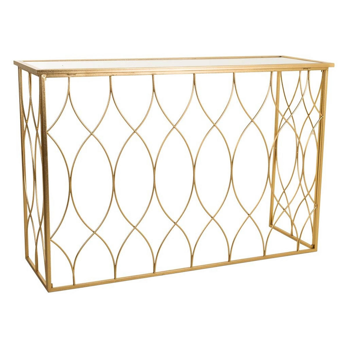 KONSOLE 120x40x80 cm - Goldfarben, Metall (40/120/80cm) - Wanderlust