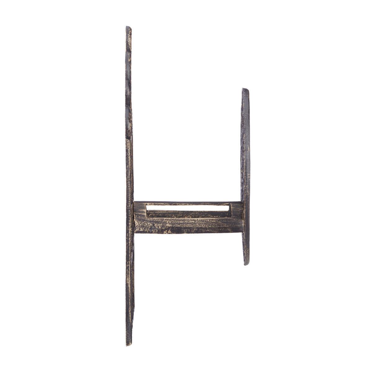 SCHLAUCHHALTER - Braun, Metall (32/50/20cm) - Relaxdays