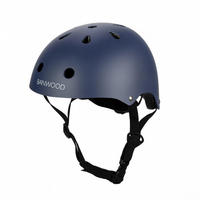 FAHRRADHELM für Kinder 3-7 Jahre, Marineblau - Dunkelblau, Kunststoff (21/24cm) - Banwood