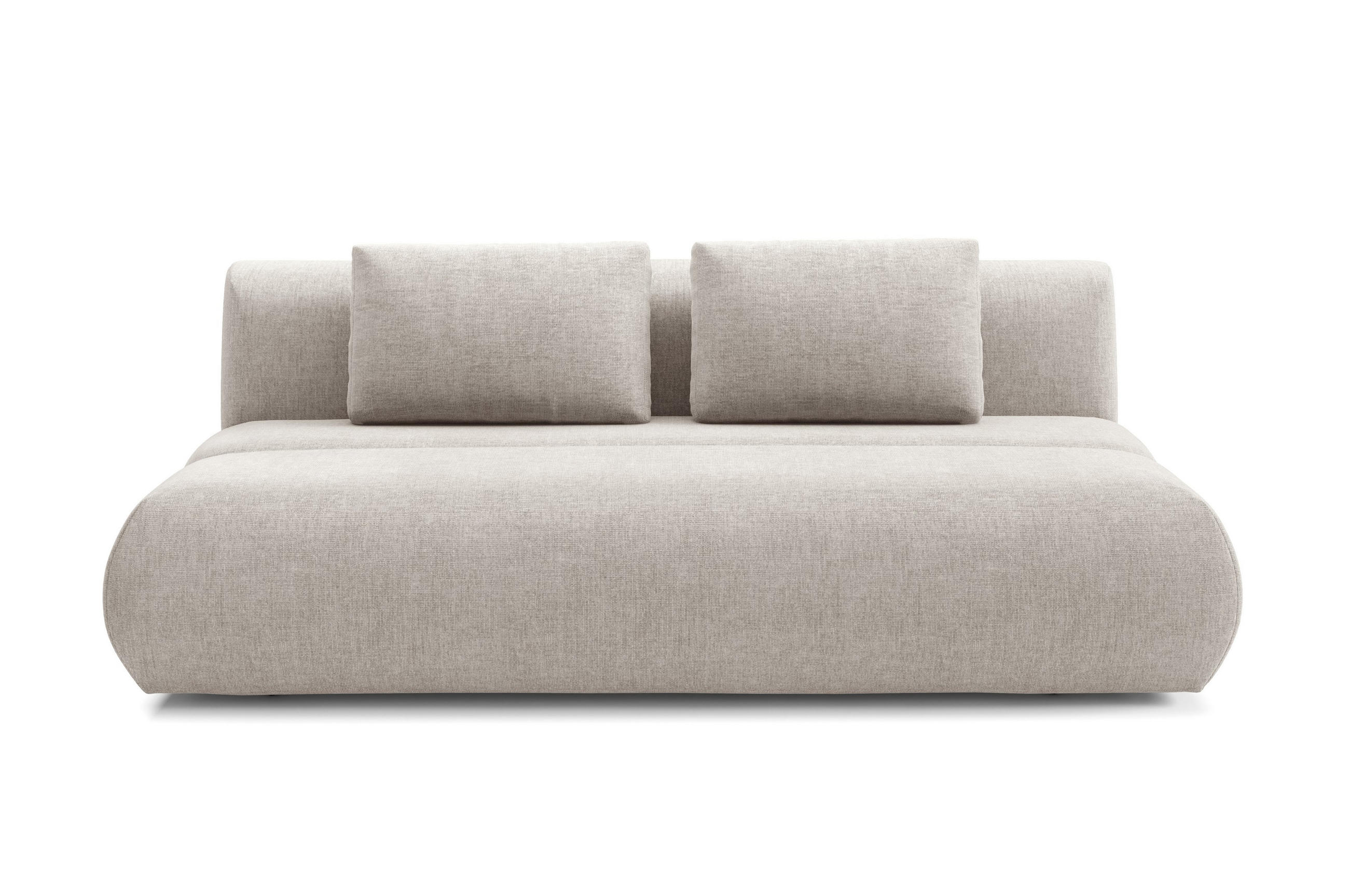 Masseno Bettsofa Beige 217x82x134 cm