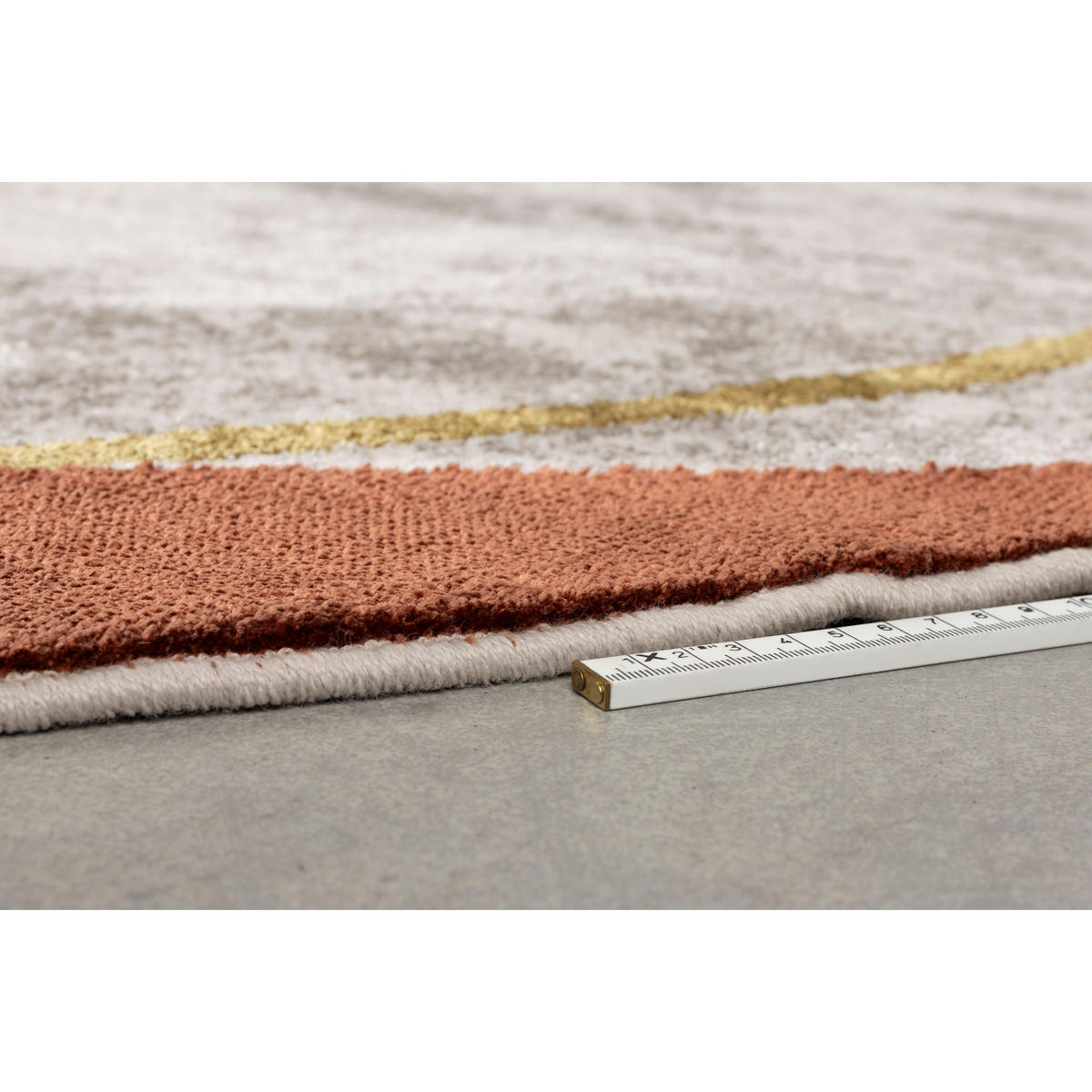 TEPPICH Noon 200x220 cm - Orange, Kunststoff (220/200cm) - Zuiver