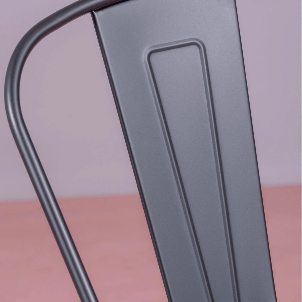 STAHLSTUHL Metall Schwarz - Schwarz, Metall (44/85/55cm) - Nest Dream