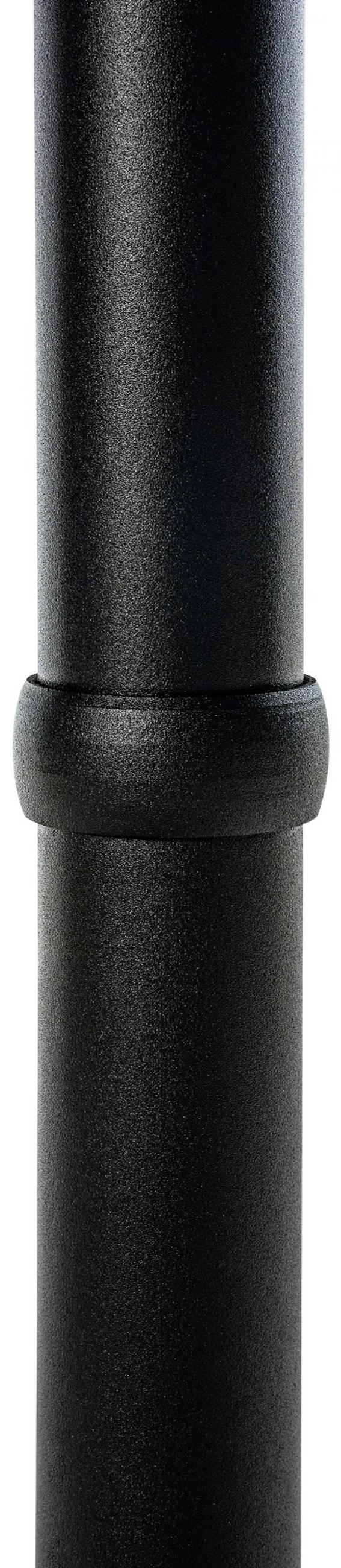 STEHTISCH eckig 60/60/108 cm Holz schwarz/schwarz - Schwarz, Holz/Metall (60/60/108cm) - CLP