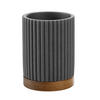 ZAHNPUTZBECHER Niagara 8/10,8 cm - Grau, Kunststoff (8/10.8/8cm) - Douceur d´intérieur