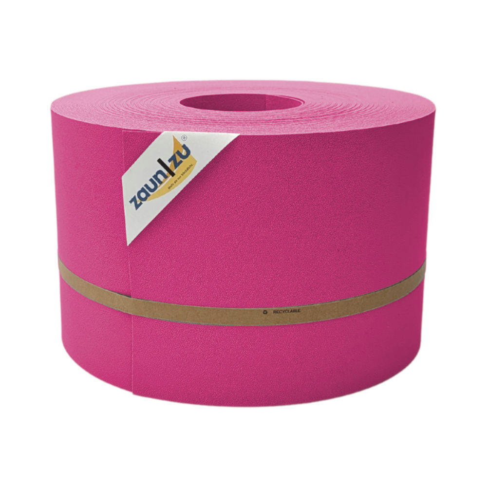 SICHTSCHUTZSTREIFEN Premium für Doppelstabmatten Zaunblende Pink, 50m - Pink, Kunststoff (5000/19cm) - ZAUN|ZU