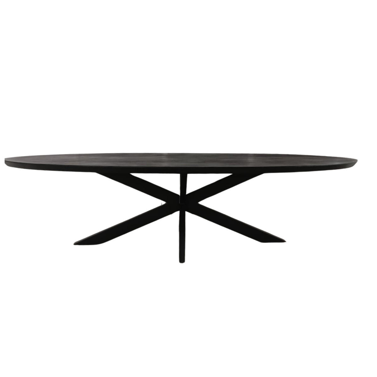 Starfurn Esstisch Schwarz 300x76x120 cm