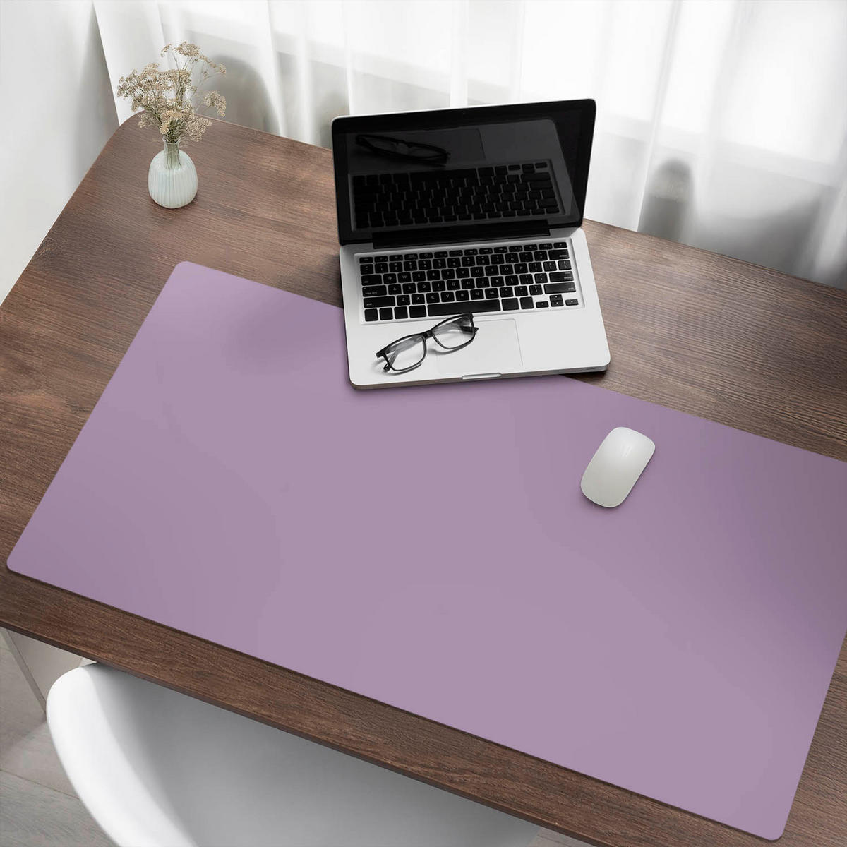 SCHREIBTISCHUNTERLAGE 120x60 cm Violett - Violett, Kunststoff (1.6/120/60cm) - Wallfluent