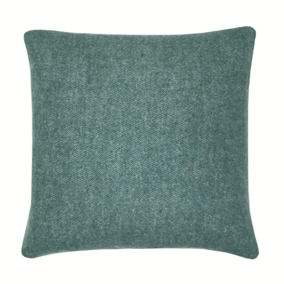 WOLLKISSEN recycelte Wolle Doppelseitig Grün 50x50 - Grün, Textil (50/50/12cm) - Malagoon