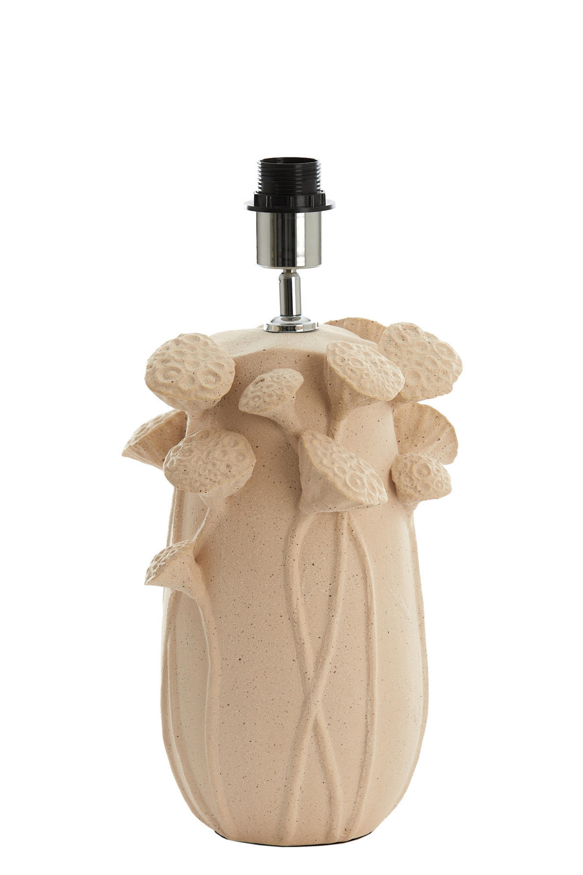 LAMPENFUSS Lavci Weiß 22,5/21/32 cm - Weiß, Keramik (22.5/21/32cm) - Light & Living