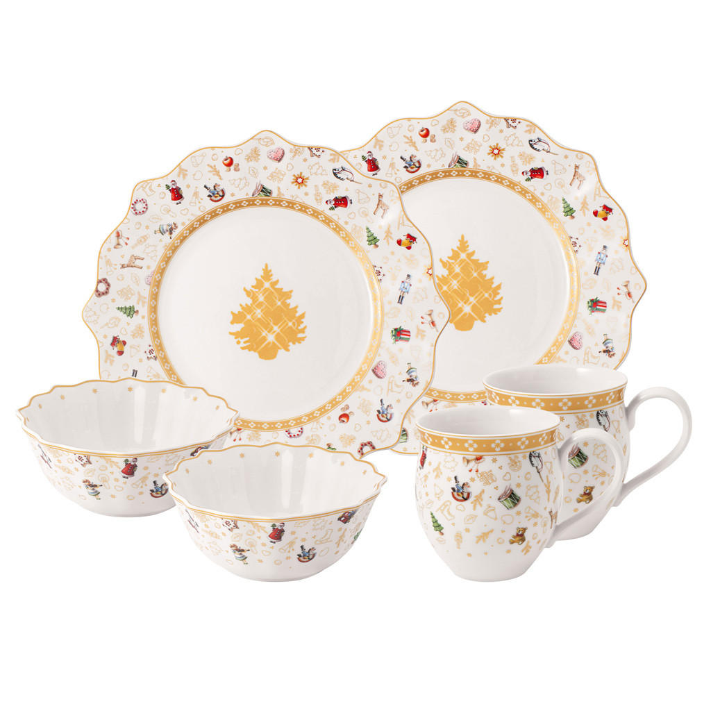 FRÜHSTÜCKS-SET Toy's Delight bunt 6er Set - Multicolor, Keramik (1/1/1cm) - Villeroy & Boch