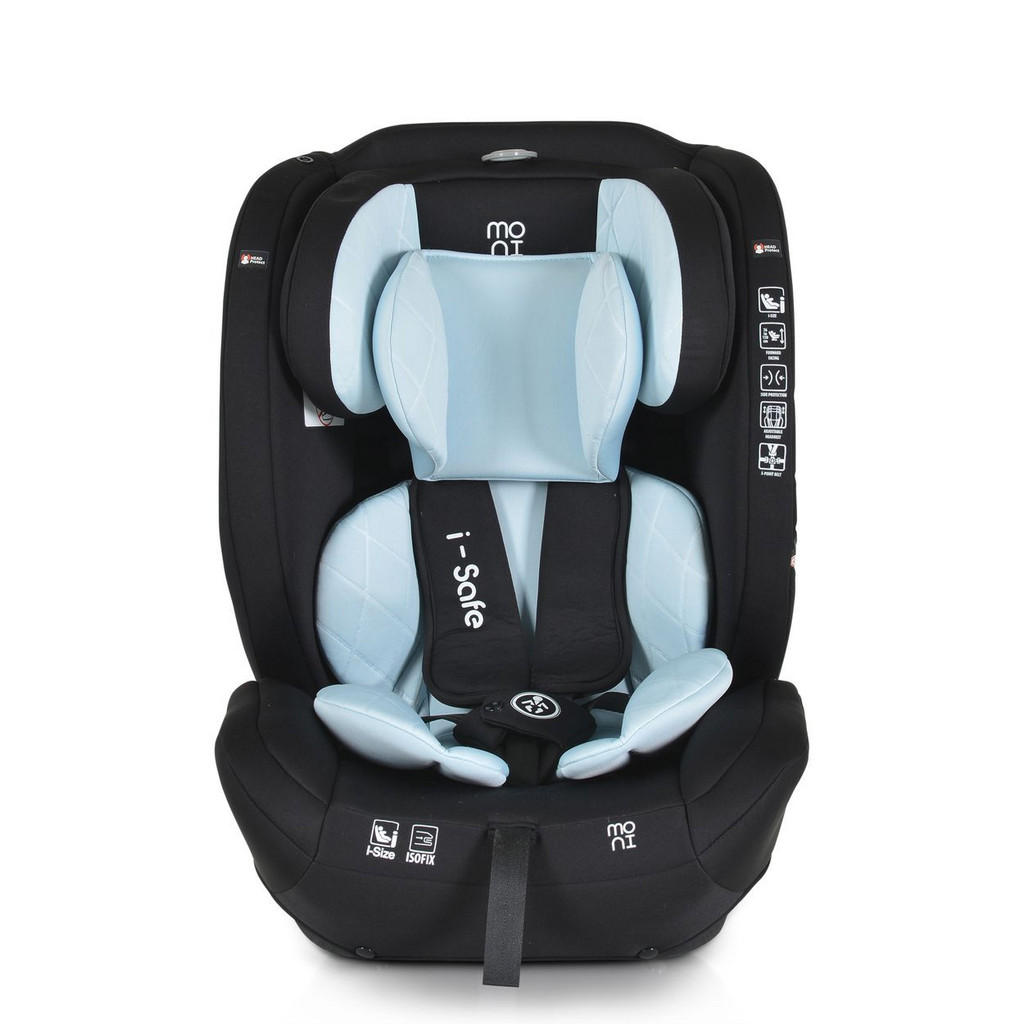 Thumbnail - Moni Kindersitz, Blau, Kunststoff, 45x60x46 cm, jungen, kinder, Baby on Tour, Kindersitze, Kindersitze I-Size 76-150cm
