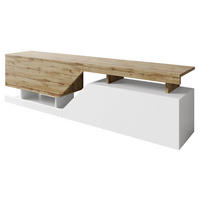 TV-MÖBEL "Ceelias" - 160 x 46 x 35 cm. - Weiß. - Weiß, Holzwerkstoff (160/47/35cm) - MIRJAN24