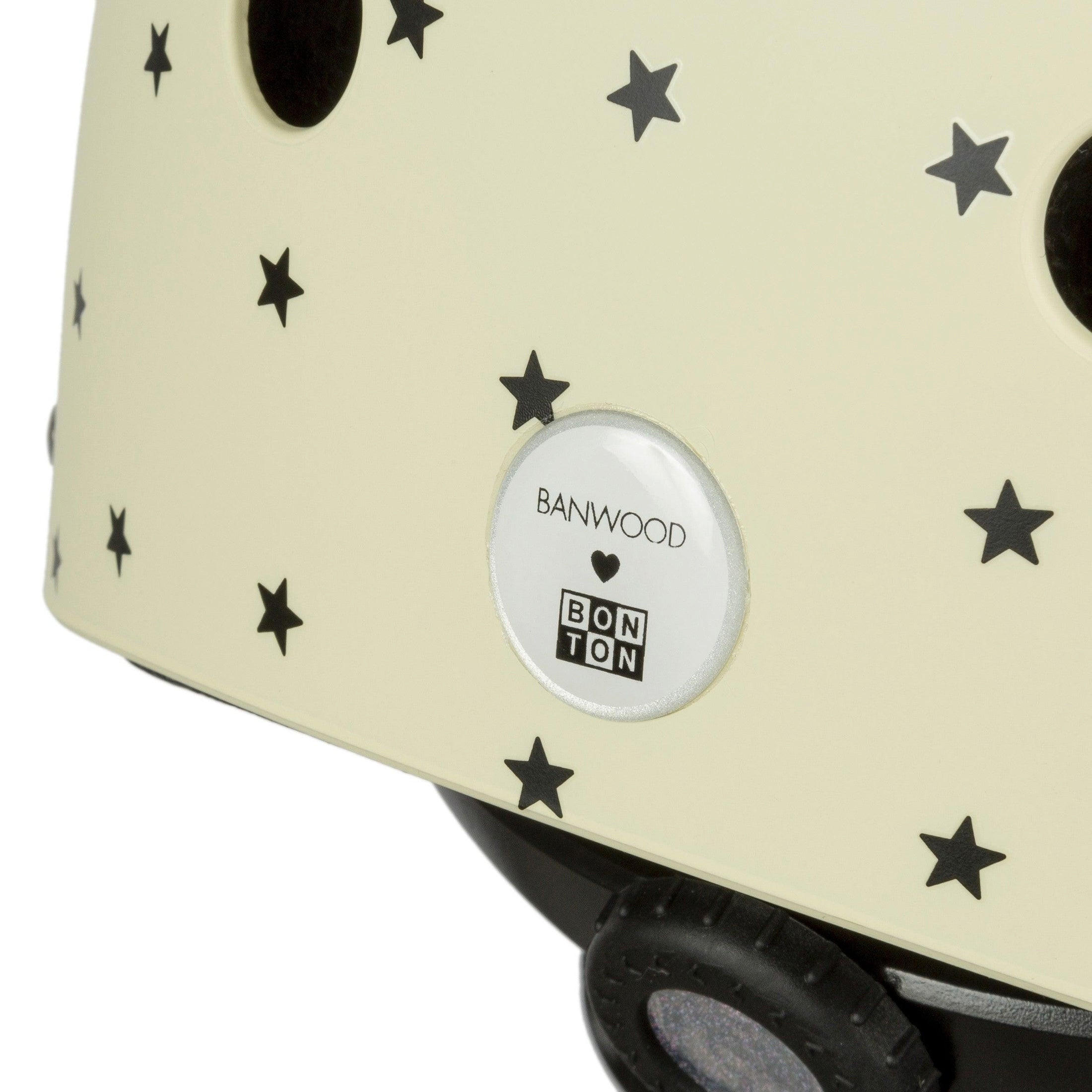 FAHRRADHELM für Kinder 3-7 Jahre, Creme - Creme, Kunststoff (21/24cm) - Banwood
