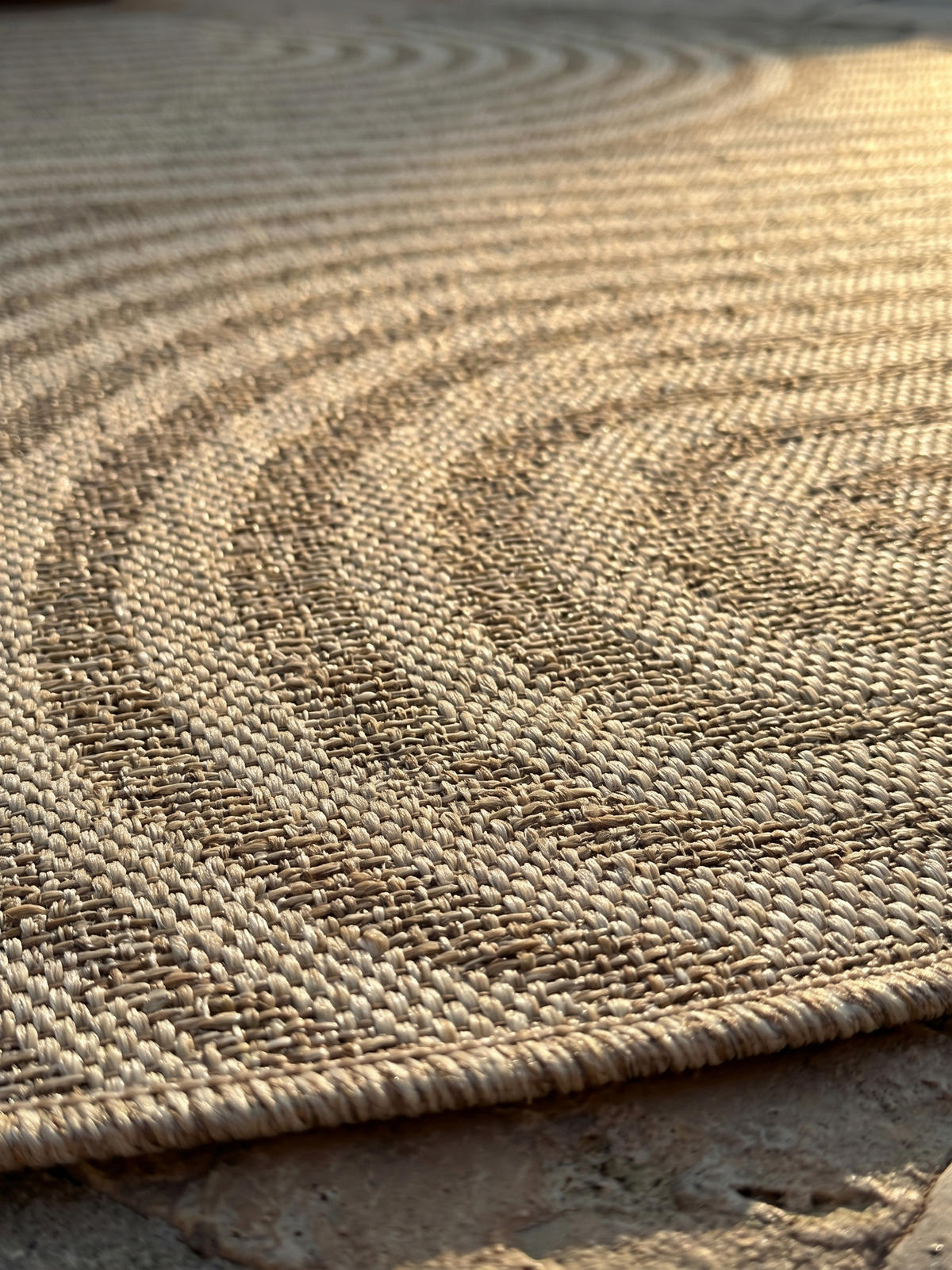 TEPPICH Balkon Ethno Pflegeleicht Waschbar Terrasse Schadstoffgeprüft Beige 160x230 cm – VENTOUX - Beige, Textil (160/230cm) - KADIMA DESIGN