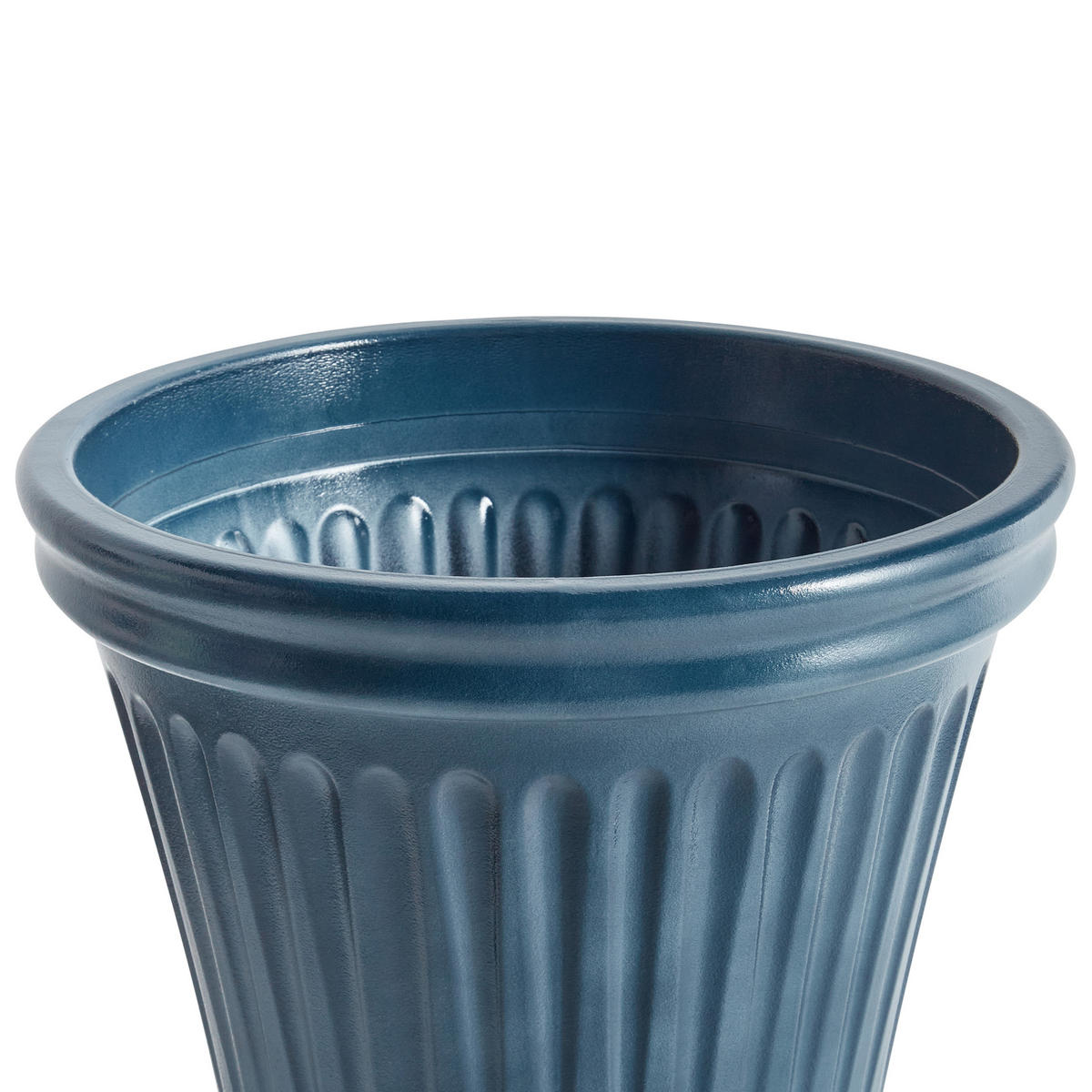 BLUMENTOPF Blau Maize - Blau, Kunststoff (39cm) - Beliani