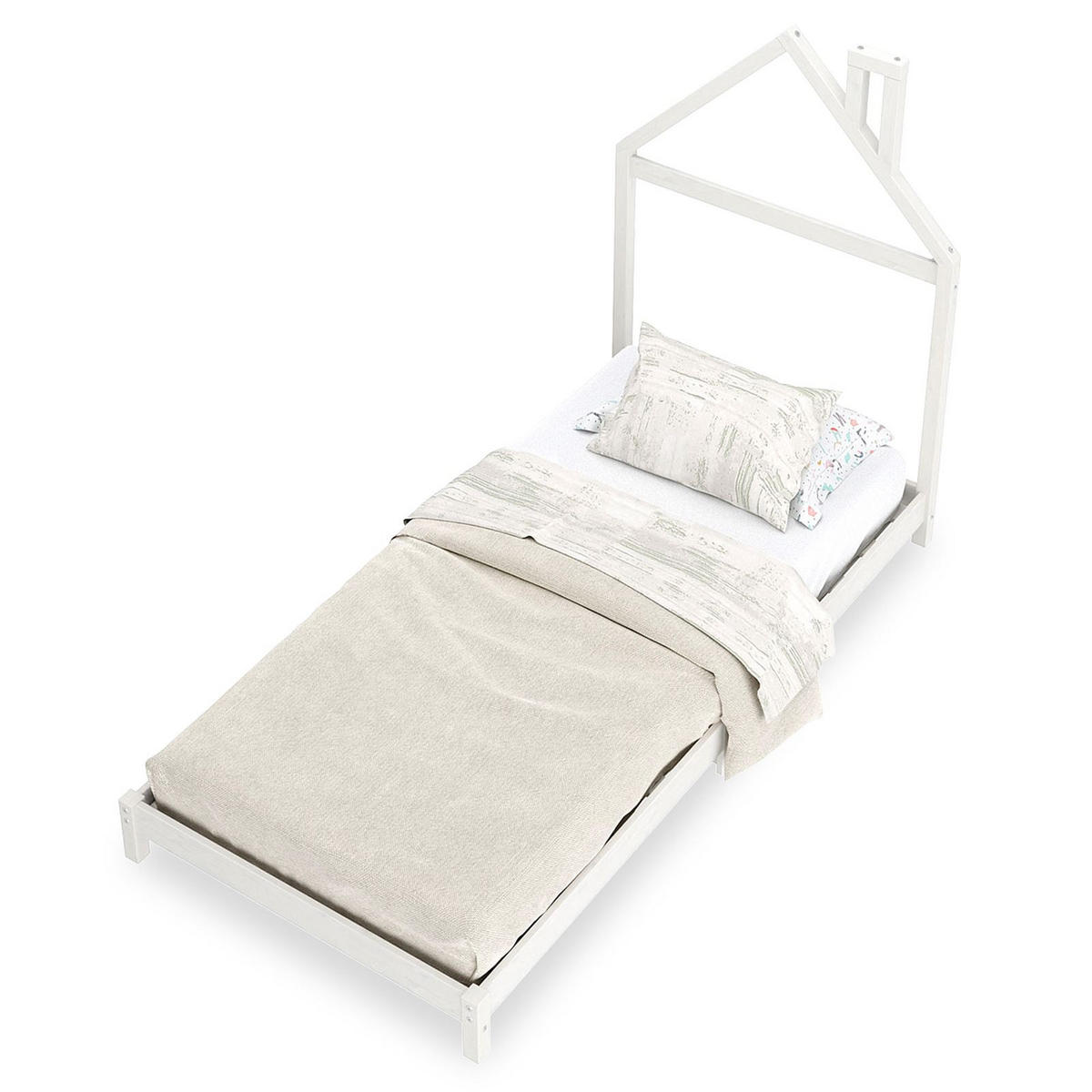 KINDERBETT LIZ 90X200 CM - Weiß, Holz (90/200cm) - IDIMEX