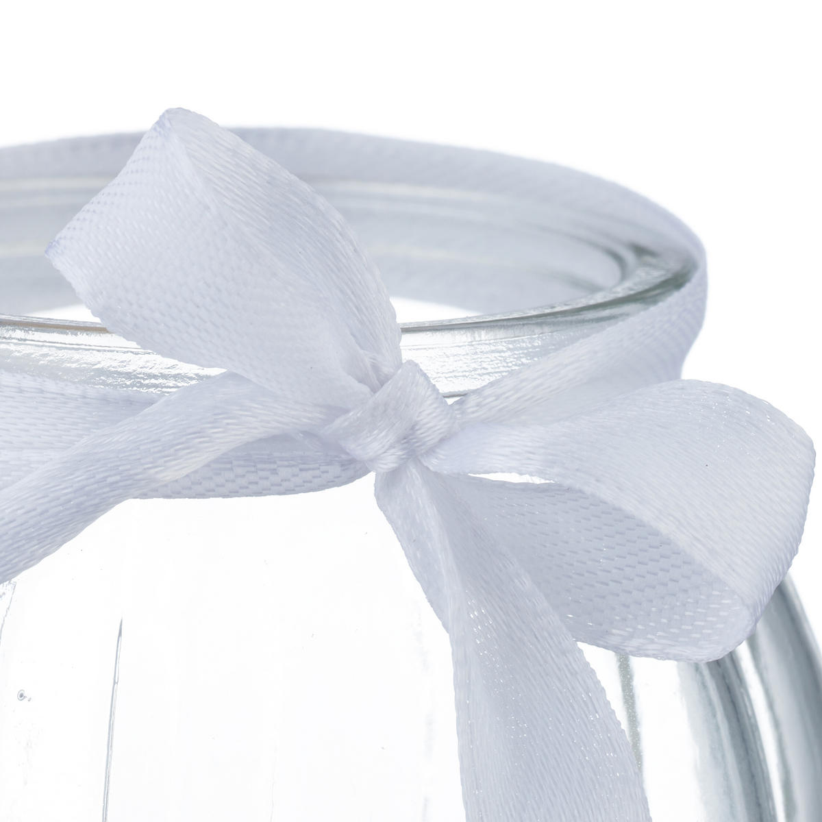 12xWINDLICHT - Transparent, Glas/Textil (7.5cm) - Relaxdays