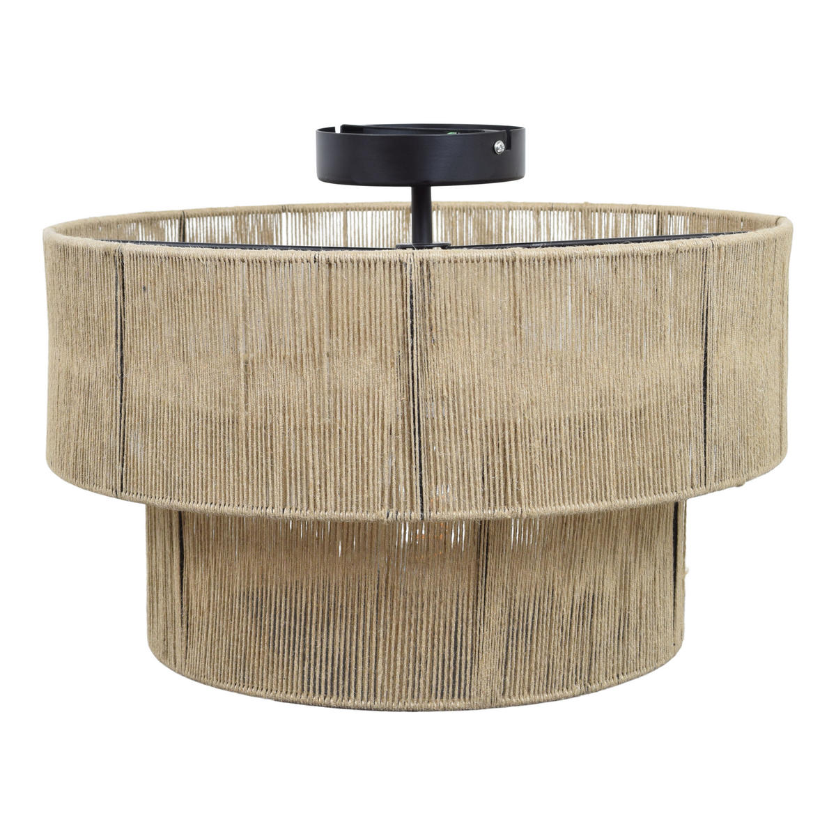 DECKENLEUCHTEN Diro Braun - Dunkelbraun, Metall (45/45/26cm) - Urban Interiors