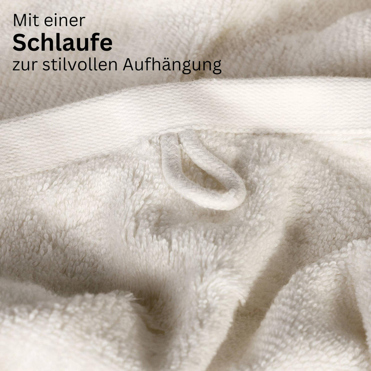 HANDTUCH SENSE-4 - Weiß, Textil (50/100cm) - Schöner Wohnen