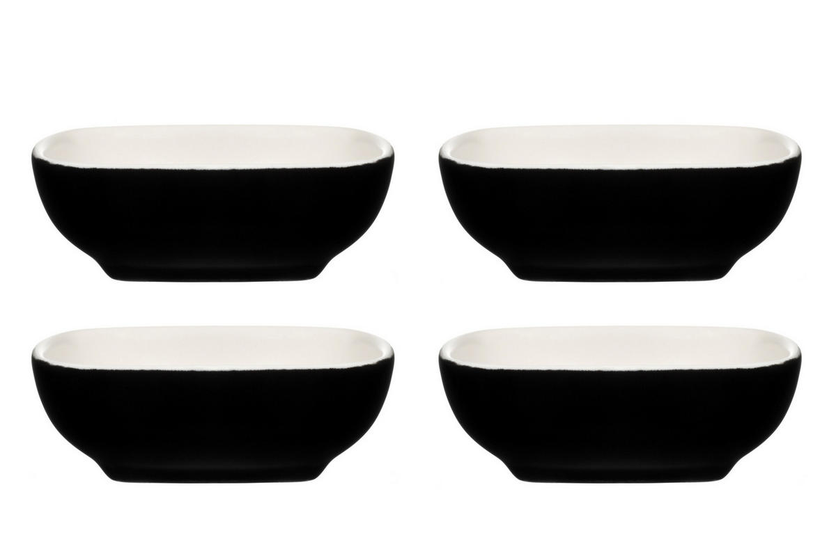 KERAMIKSCHALEN für Dips - Schwarz, Keramik (7.5cm)