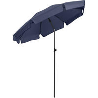 SONNENSCHIRM 180/180/127 cm - Dunkelblau, Kunststoff (180/180cm) - FARE