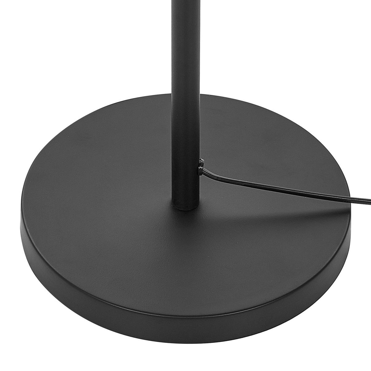 STEHLAMPE Senette 29/29/148 cm - Schwarz, Metall (29/29/148cm) - Beliani