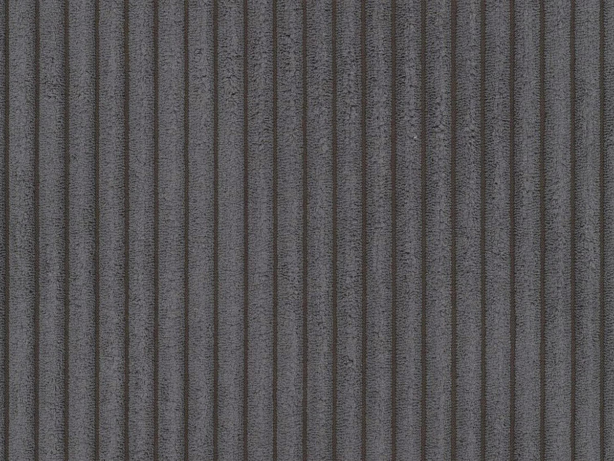 SOFA - 4 Personen - samt - anthrazitgrau Pogni - Anthrazit, Textil (245/73/97cm) - Vente-Unique