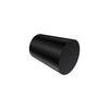 ENDSTÜCKE FÜR GARDINENSTANGEN 20 mm Ø, Sitra Schwarz, Packung 2 Stück - Schwarz, Metall (4.1/3/3cm) - INTERDECO