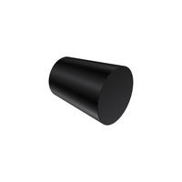 ENDSTÜCKE FÜR GARDINENSTANGEN 20 mm Ø, Sitra Schwarz, Packung 2 Stück - Schwarz, Metall (4.1/3/3cm) - INTERDECO