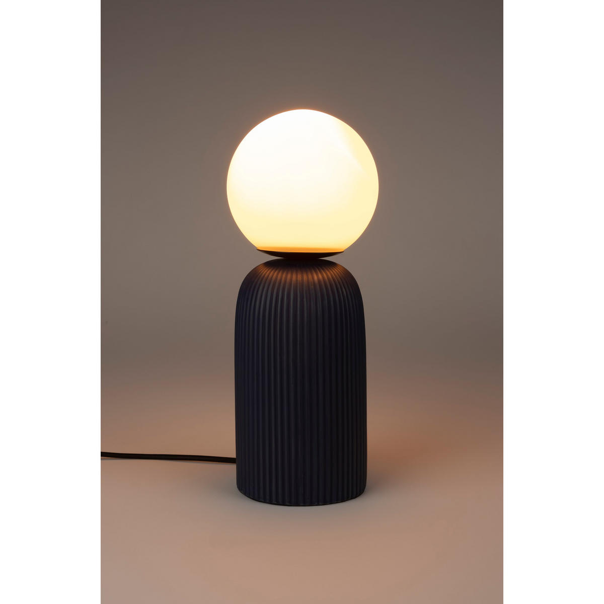 TISCHLAMPE Dash S Blau - Blau, Keramik (15/15/38cm) - Zuiver