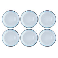 TELLER Genesis Ø27cm - 6er-Set - Meer - Blau, Keramik (27cm) - Björn