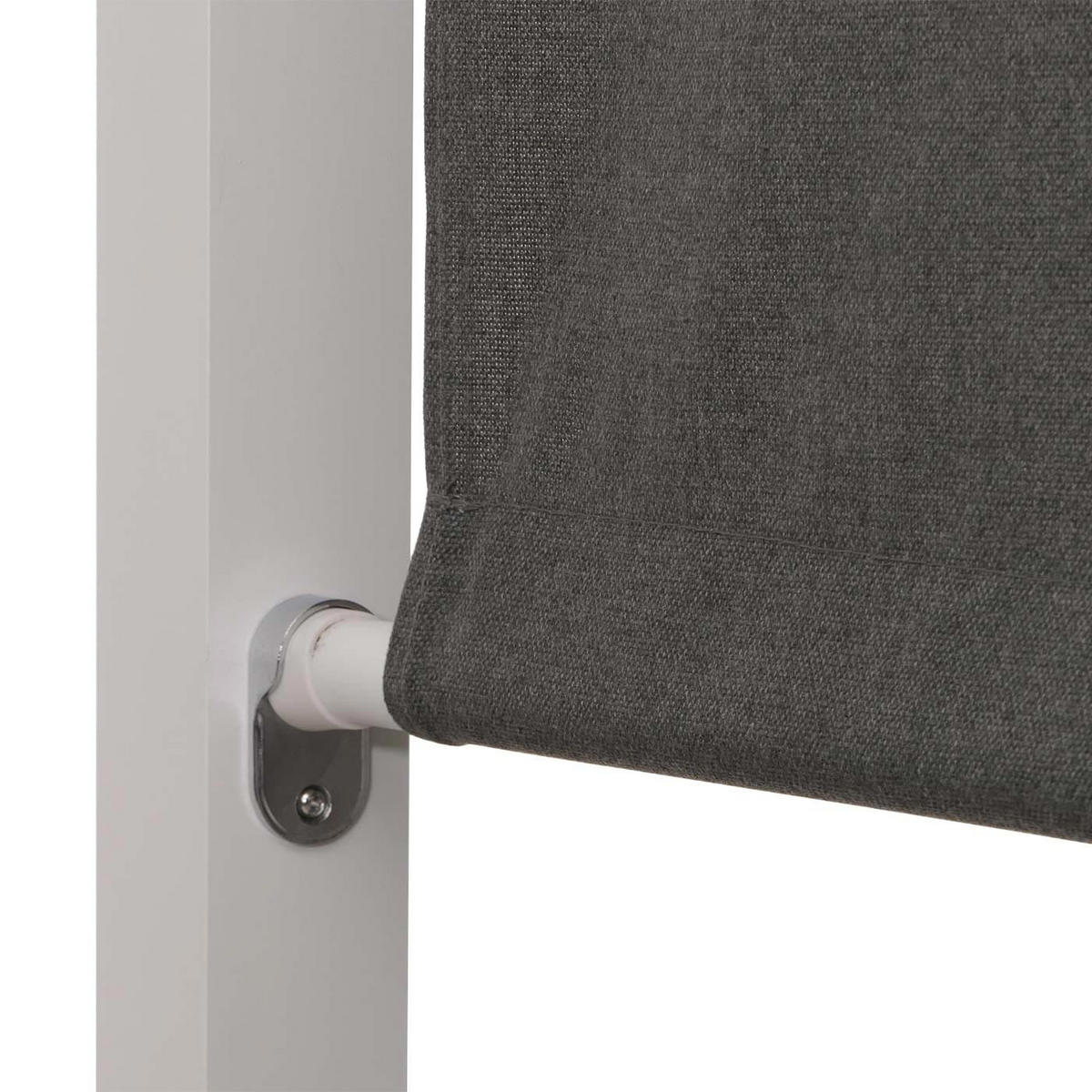 LOUNGE-GARTENLIEGE M63B Weiß, Grau - Weiß/Grau, Metall (200/200/200cm) - MCW