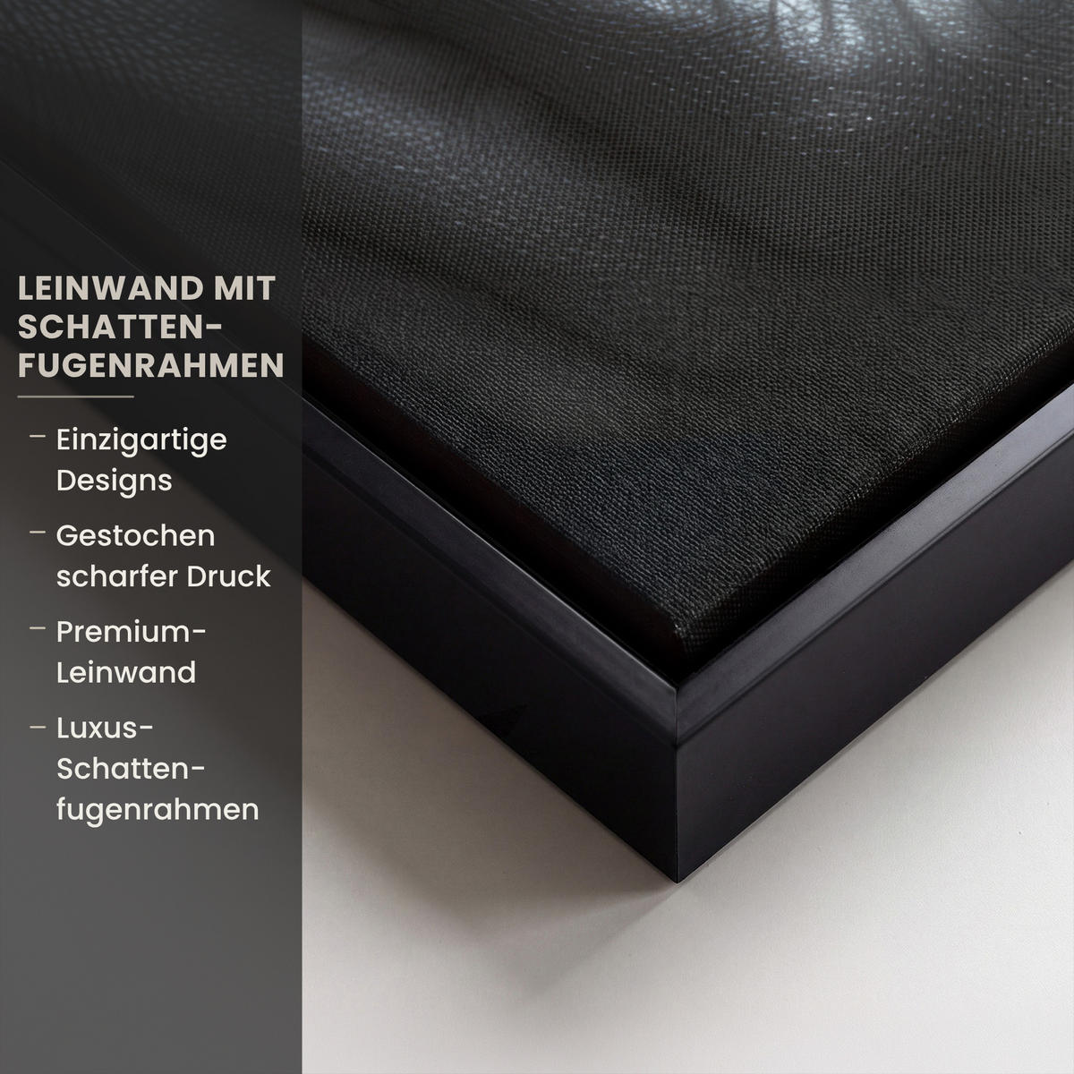 LEINWAND Bilder mit Rahmen - Frau - Gold - Porträt - Schwarz-Weiß - Luxus - 50x70 - Hellblau, Textil (50/70cm) - MuchoWow