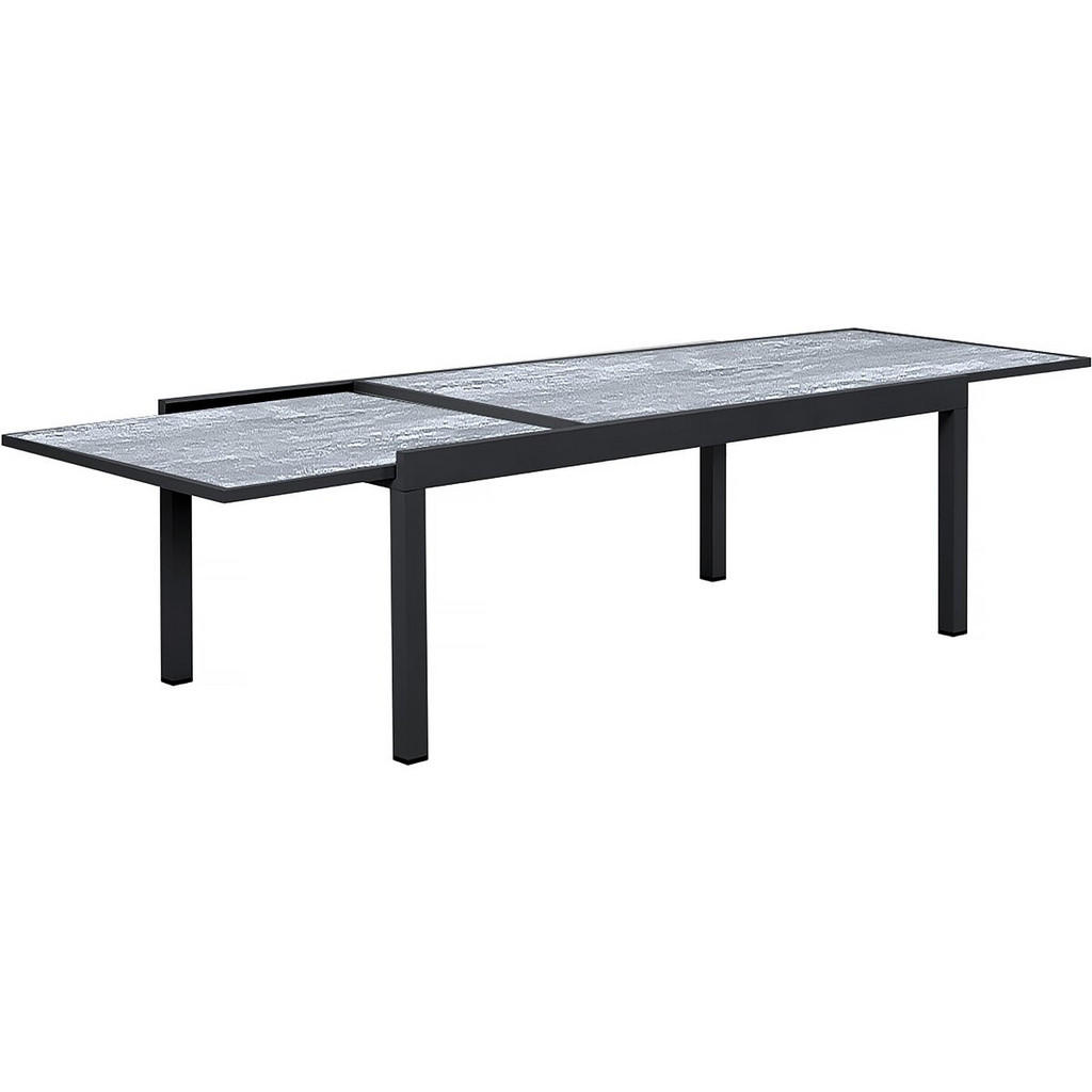 Thumbnail - Habitat Garten Gartentisch, Grau, Metall, 105x76x320 cm, Gartenmöbel, Gartentische, Gartentische