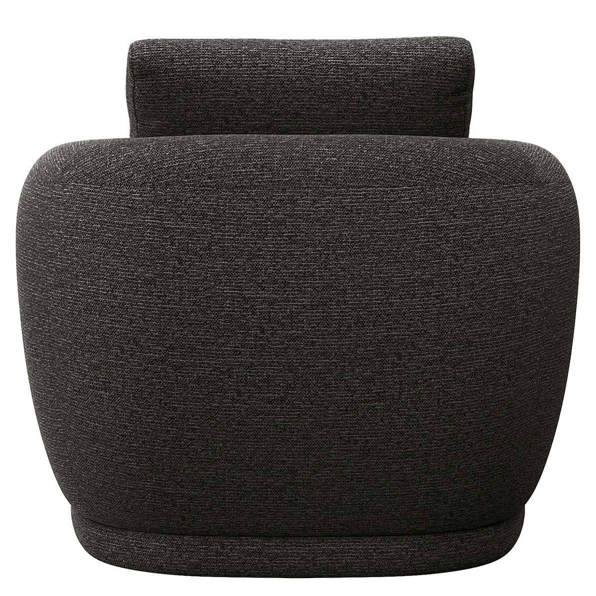 SESSEL - Anthrazit/Schwarz, Kunststoff/Textil (92/74/90cm) - home24