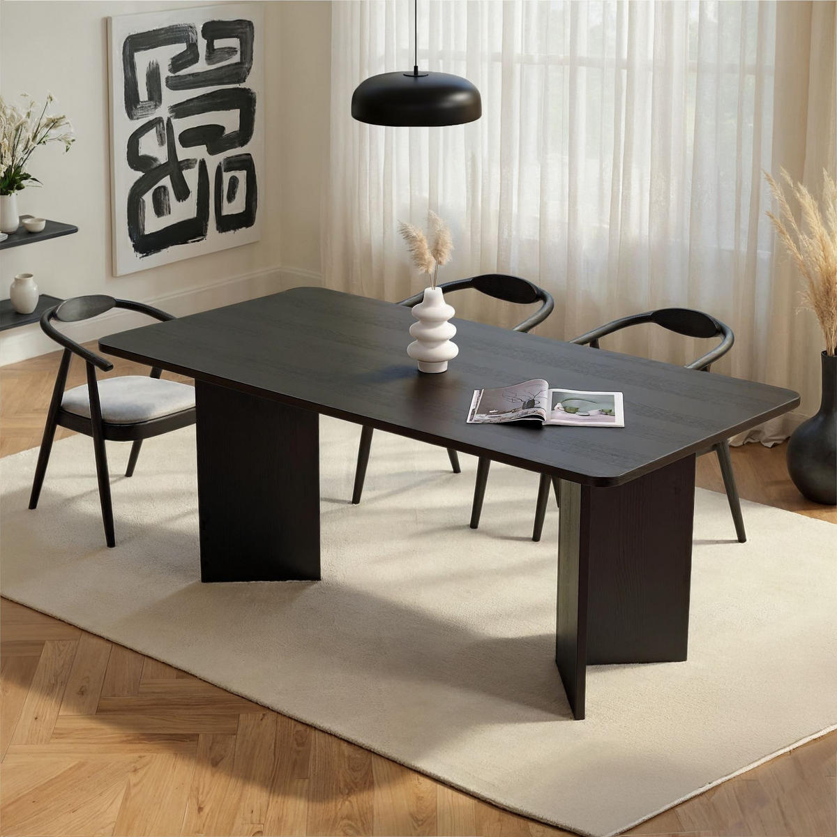ESSTISCH linza Braun - Braun, Holz (180/90/75cm) - Habitat Garten