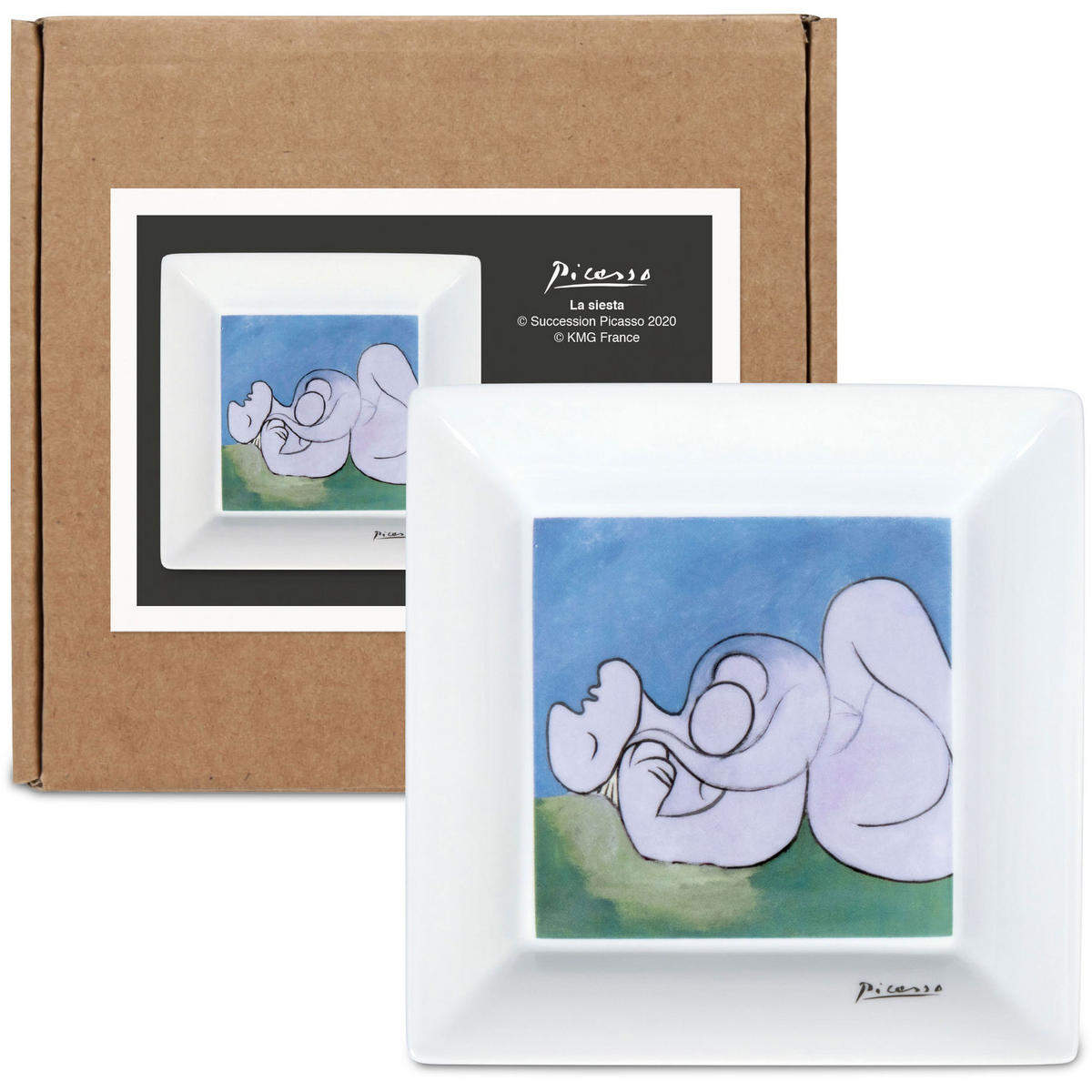 KAFFEEBECHER Vide Poche Ablageschale Picasso - la siesta - Naturfarben, Keramik (0.4L) - Könitz