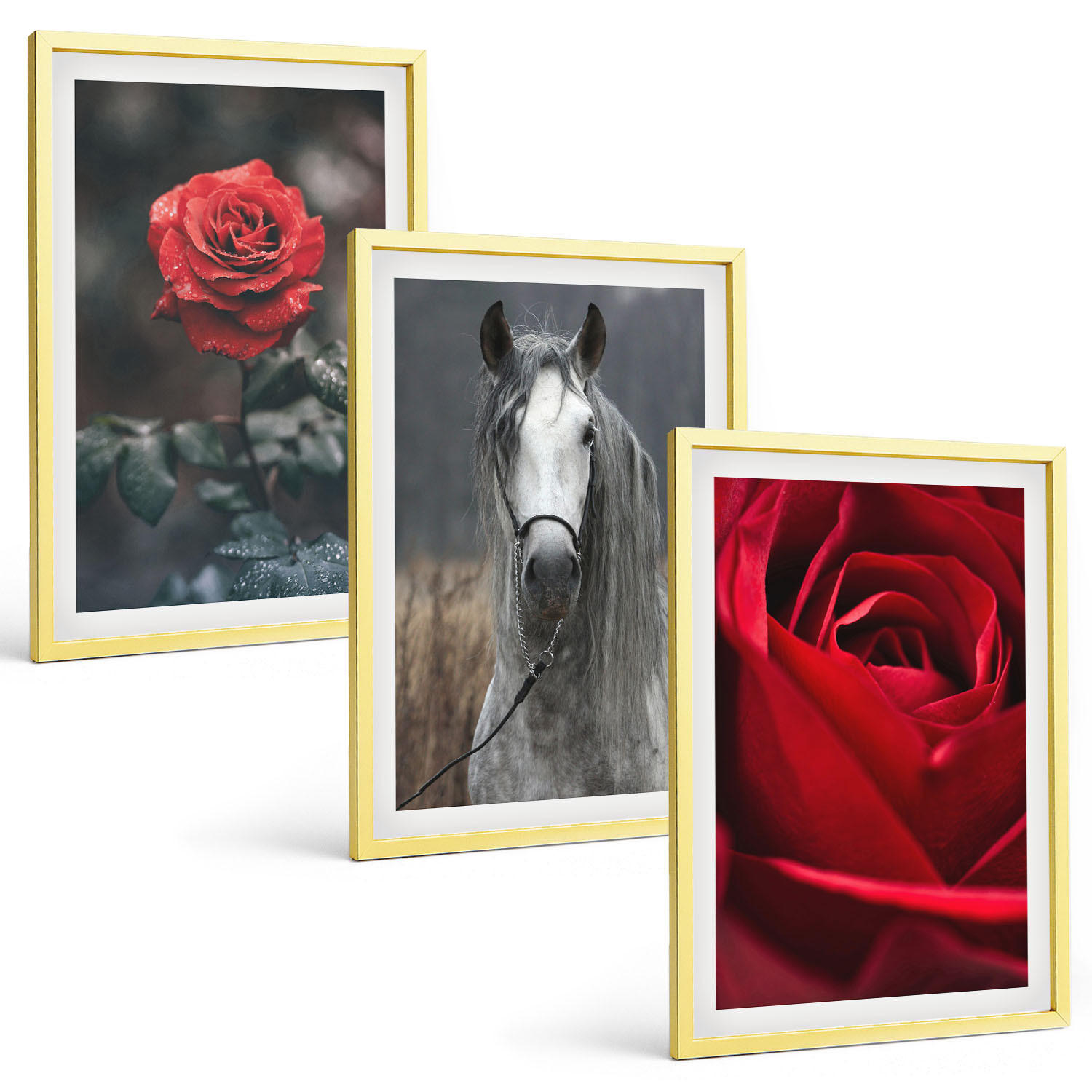 Tulup Bilder Gold 40x60 cm