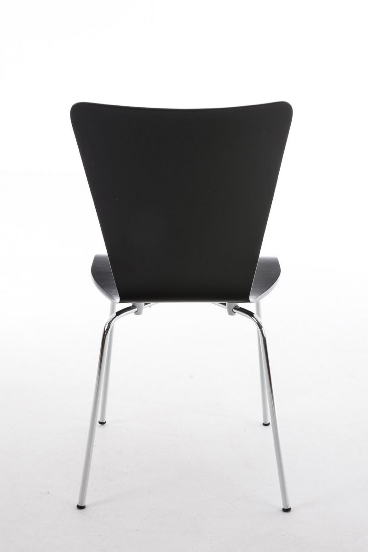 BESUCHERSTUHL Almere - 2er Set schwarz - Schwarz, Holz (43/84/50cm) - TPFLiving