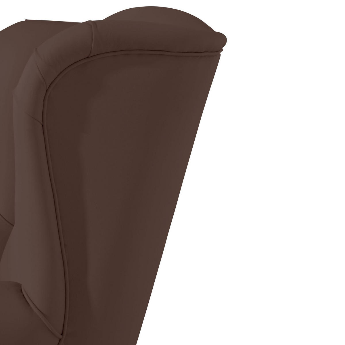 OHRENBACKENSESSEL Kasha Bezug Kunstleder Buche natur / braun - Buchefarben/Braun, Kunststoff (93/103/87cm) - 58aufmkessel