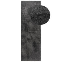 HOCHFLORTEPPICH Melvin waschbar 80/250 cm - Grau, Kunststoff (80/250cm) - benuta Nest